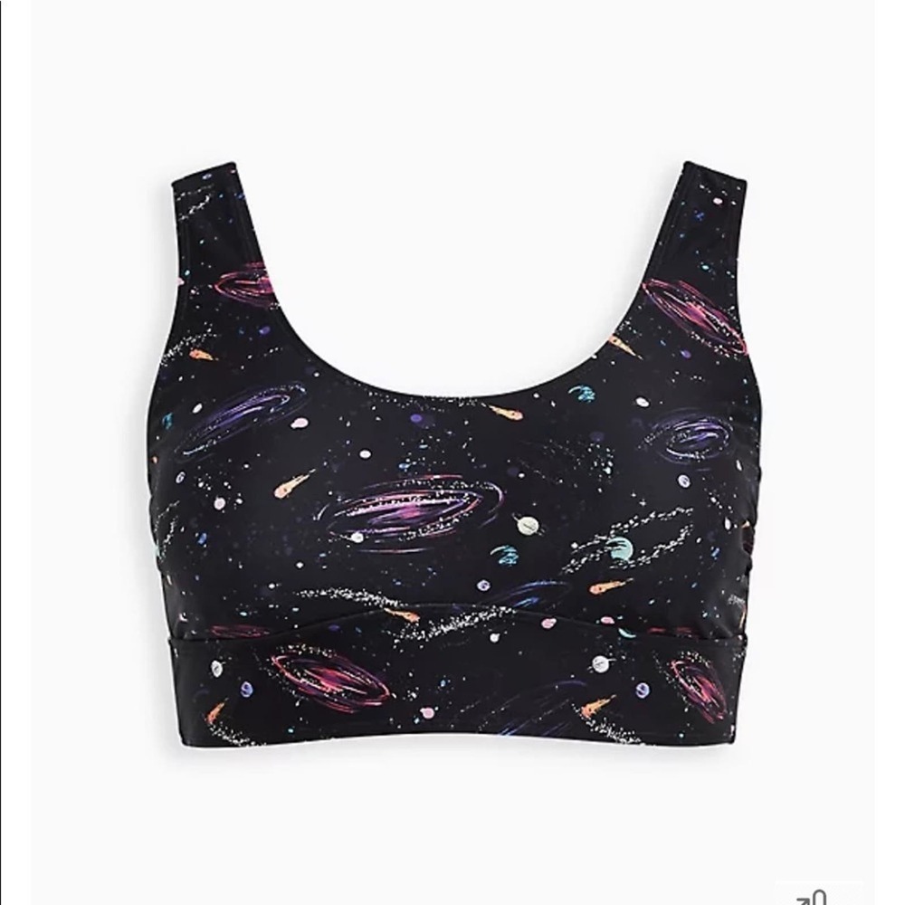 New Torrid size 2 Galaxy Swim Bathing Suit Top 2X